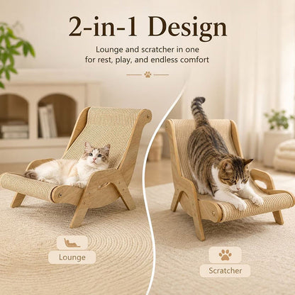 Petgloro™ Cat Scratch Board Lounge Chair
