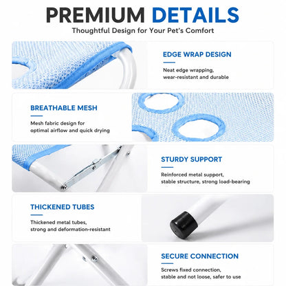 Petgloro™ Foldable Hammock Stand For Cats And Dogs
