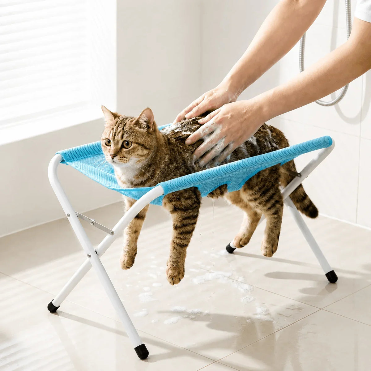 Petgloro™ Foldable Hammock Stand For Cats And Dogs