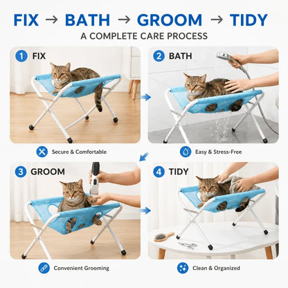 Petgloro™ Foldable Hammock Stand For Cats And Dogs