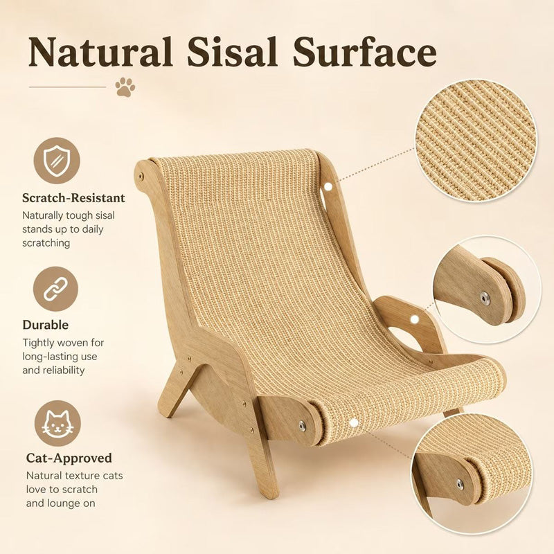 Petgloro™ Cat Scratch Board Lounge Chair