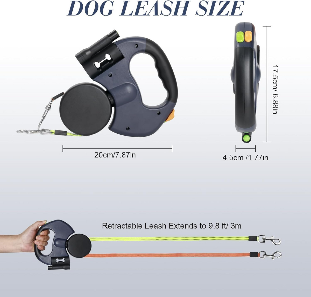 Petgloro™ Dual Dog Walking Leash